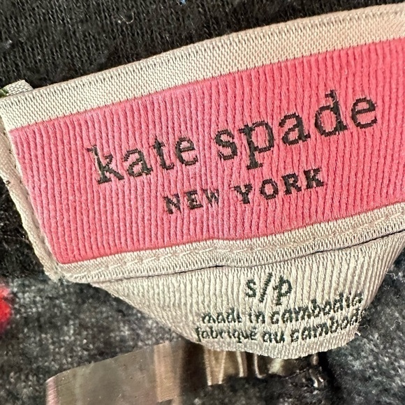 KATE Spade Sleep Lounge Jogger Pants Valour Black Polka Dot Small - Picture 6 of 8